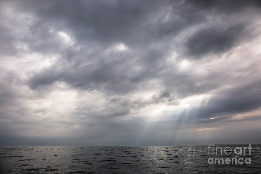 God Beams North Atlantic Photograph by Steve Petrides - Fine Art America