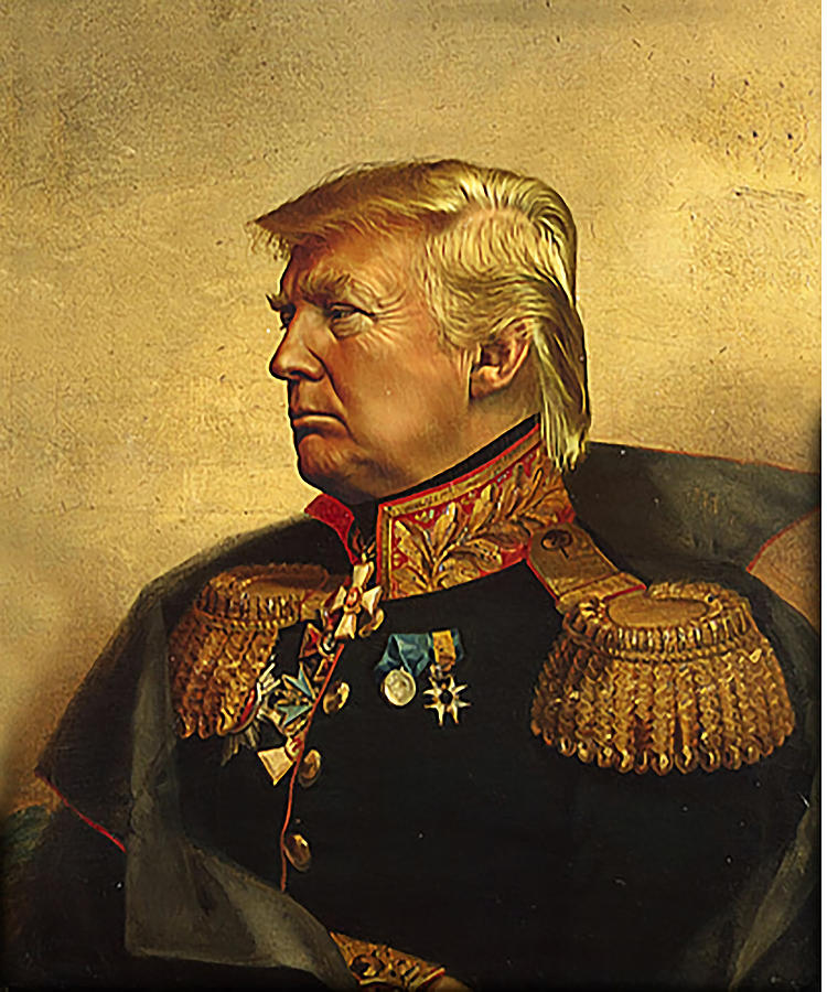 God Emperor Trump Painting by Jordan Max | Fine Art America