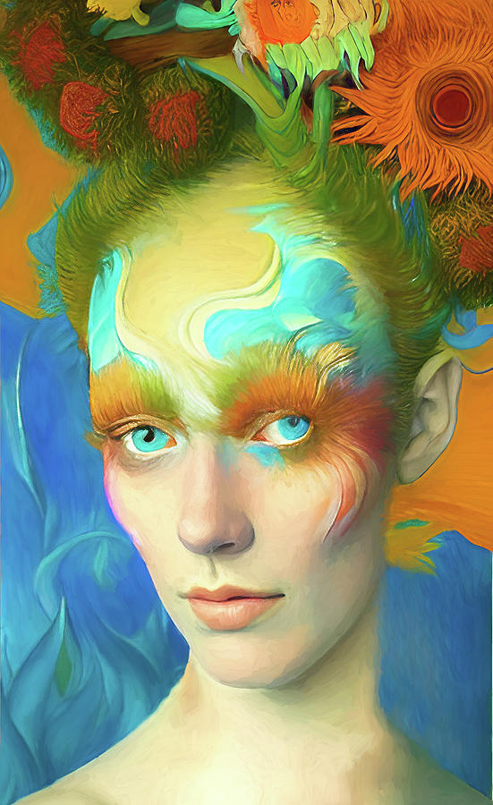 God/Goddess of Transgender Digital Art by Pamela Cooper
