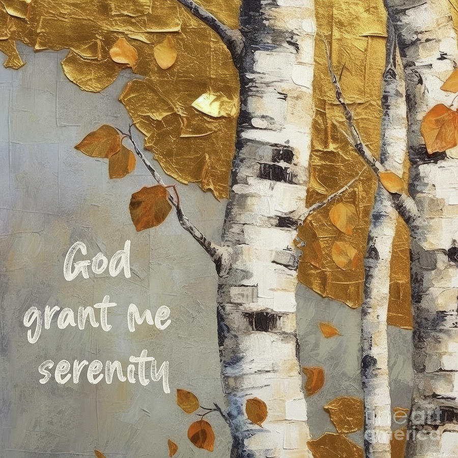 God Grant Me Serenity Painting by Tina LeCour