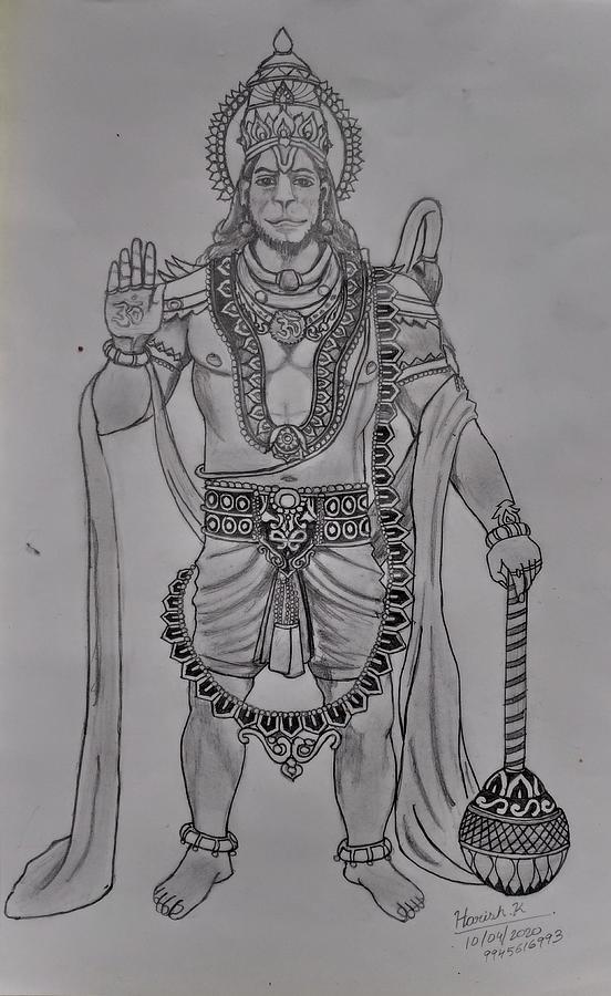 Hindu God : Ganesha, Graphite Pencil, Me, 2022 : r/drawing