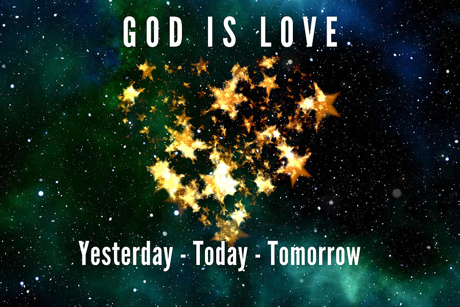 God is Love Digital Art by Lee Darnell