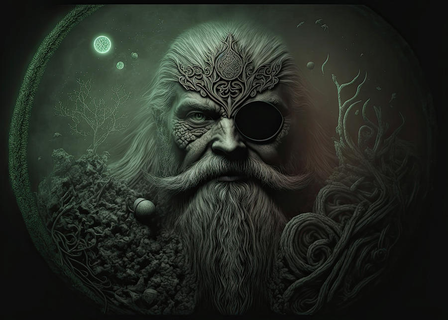 God Odin Norse Mythology Digital Art by 1-sascha-schmidt - Fine Art America