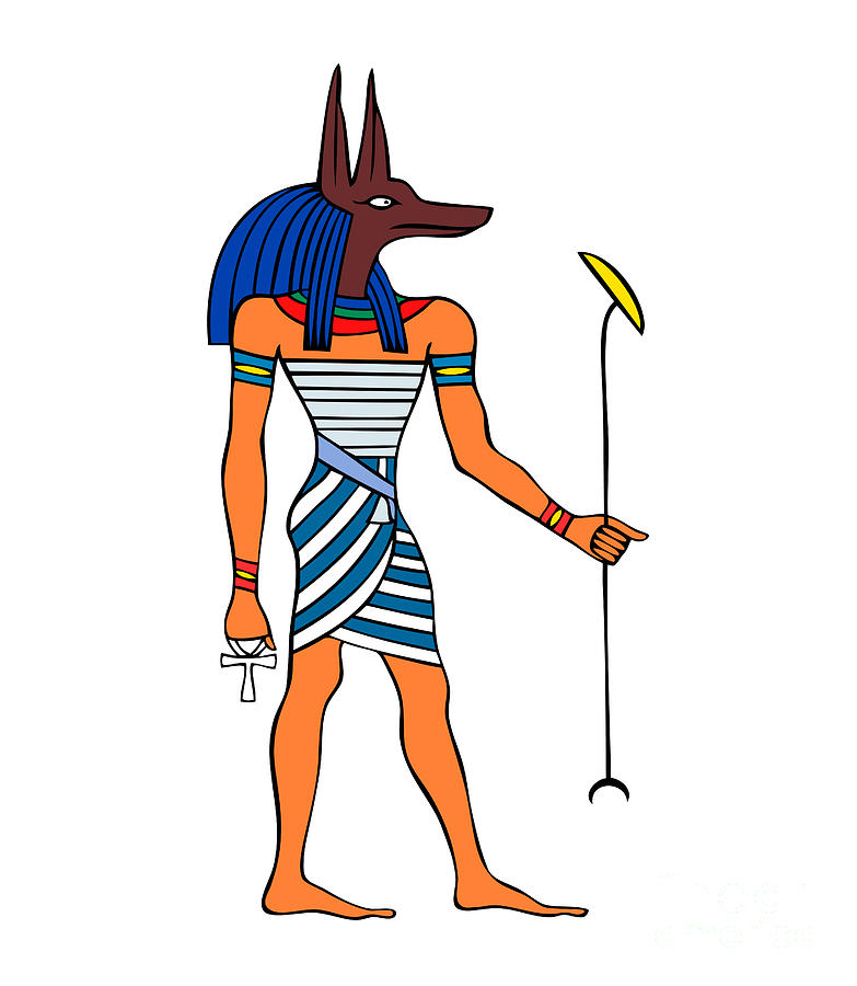 God Of Ancient Egypt - Anubis Drawing