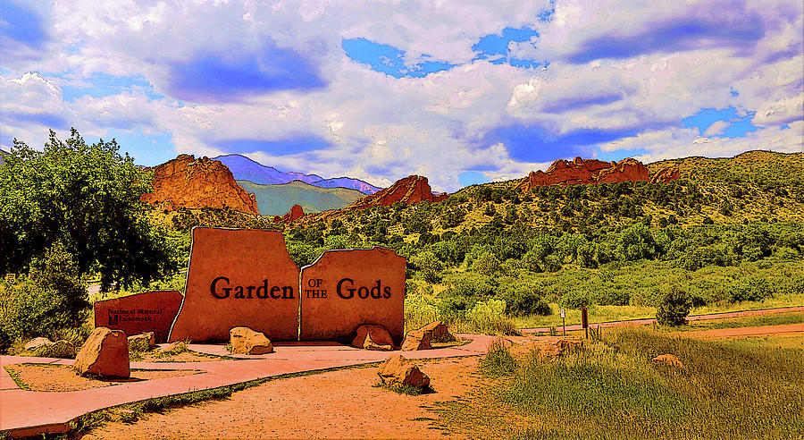 Garden of the Gods in Colorado Springs Photograph by Ola Allen