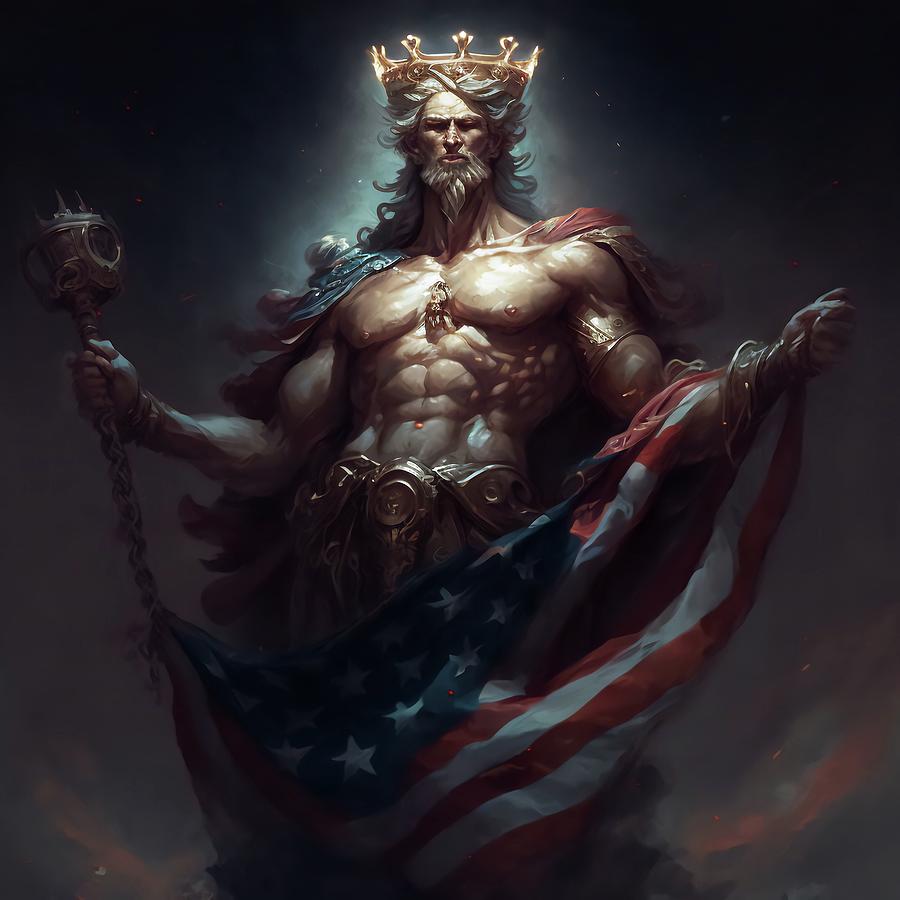 God of United States of America Digital Art by Creationistlife - Pixels