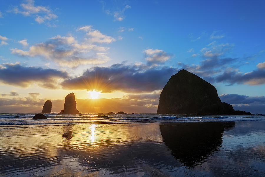 Cannon Beach Sunset Photograph by Patrick Campbell