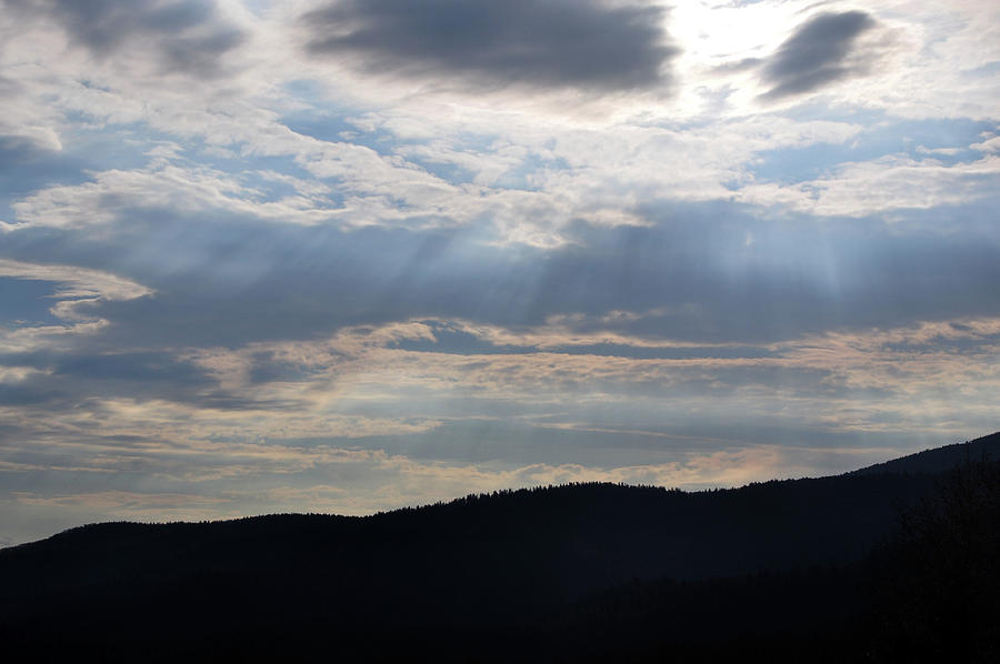 God Rays over the Blue ridge parkway Photograph by Melissa Roe - Fine ...