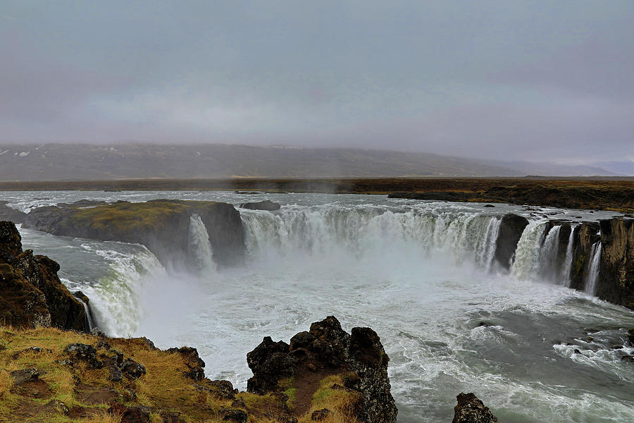 Godafoss Waterfall Iceland Photograph by Richard Krebs