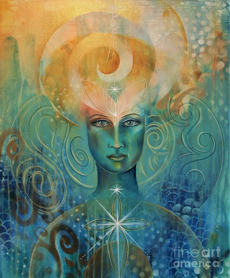 Goddess 10 Painting by Reina Cottier
