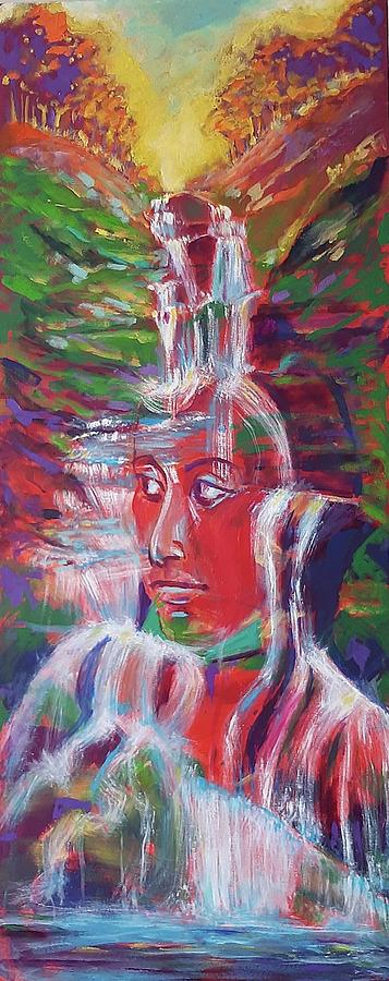 Goddess de Agua Painting by Kaytee Esser
