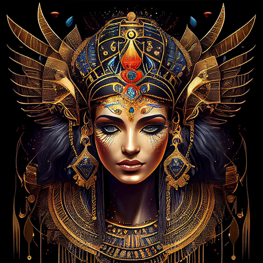 Goddess Isis Protector of Merchants and Sailors. Digital Art by VRL ...