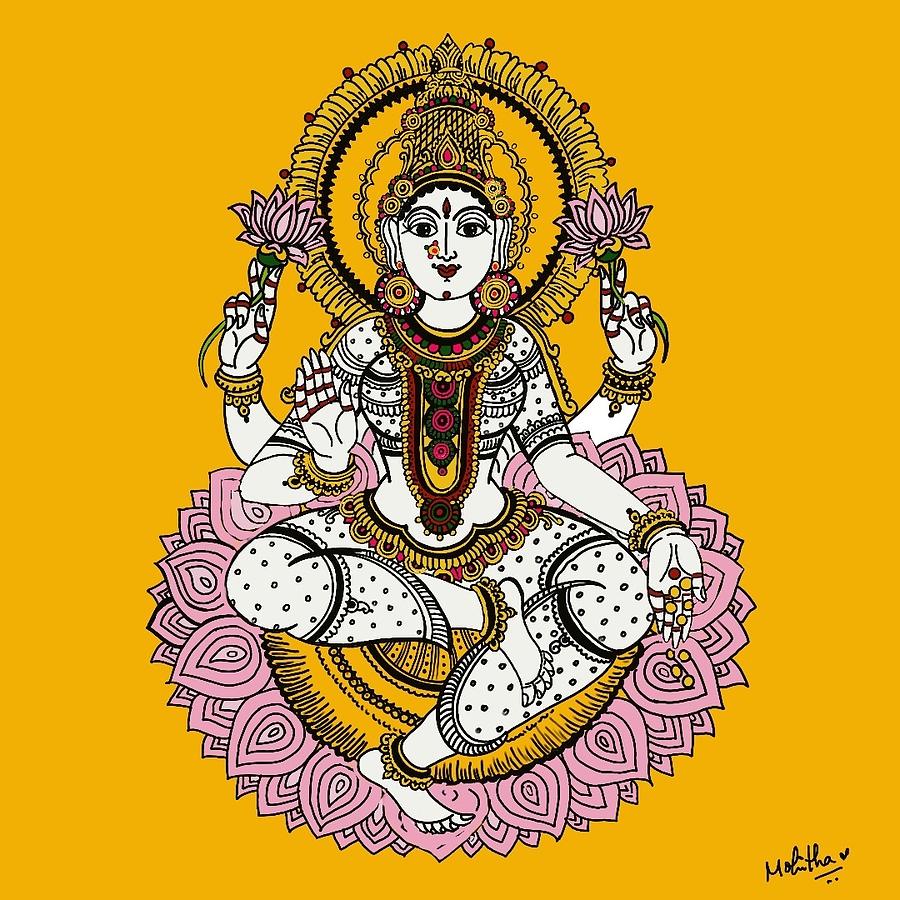 Goddess Lakshmi Digital Art By Nemo C - Fine Art America