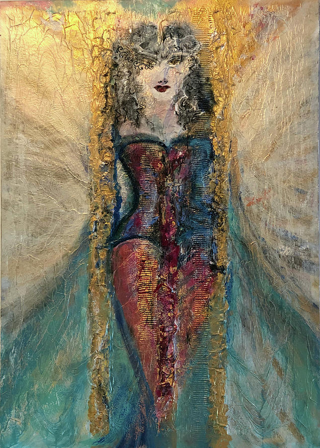 Goddess of Love Painting by Leslie Porter