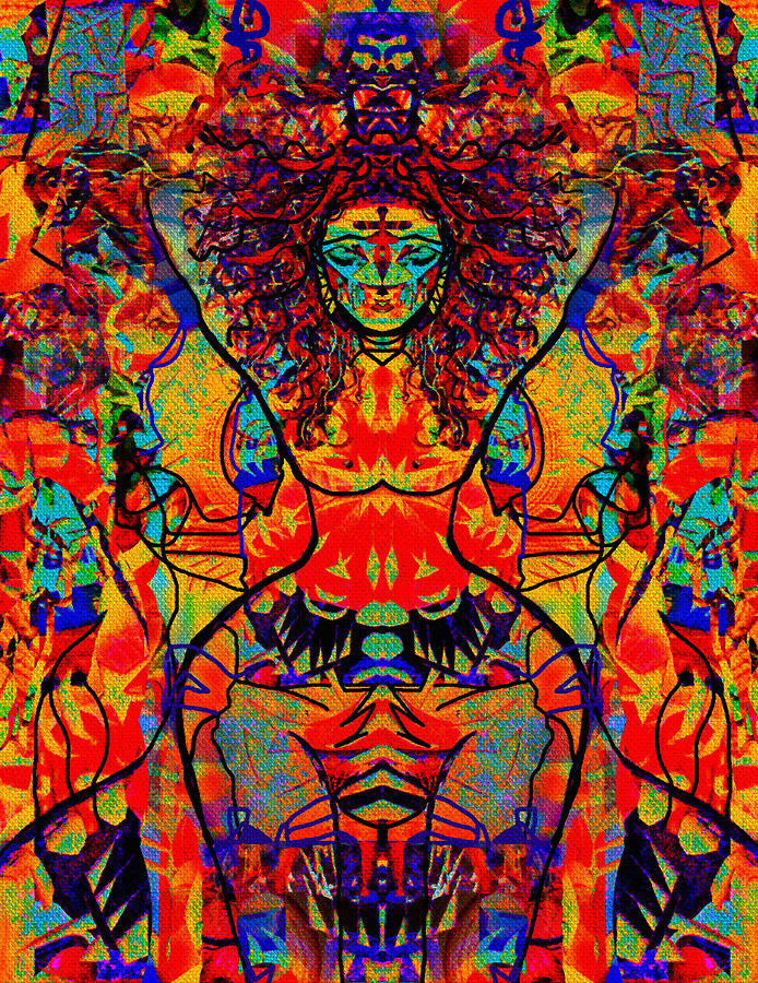 Goddess Of Love Mixed Media by Natalie Holland