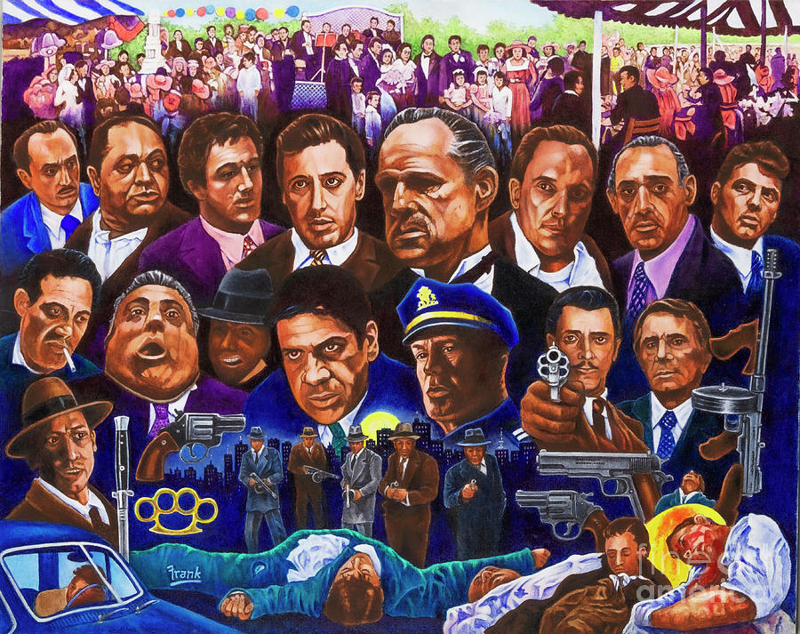 Godfather Painting by Michael Frank