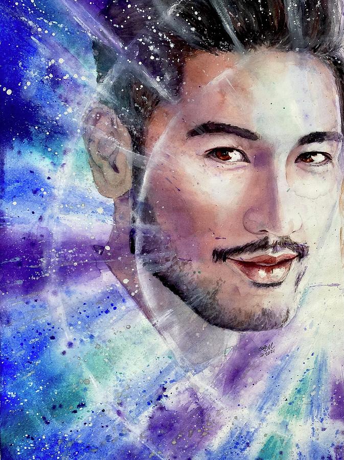 Godfrey Gao Radiant Light of Love Painting by Michal Madison