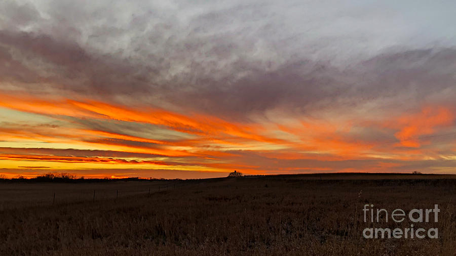 Gods Big Sky Painting Photograph by Kathy M Krause