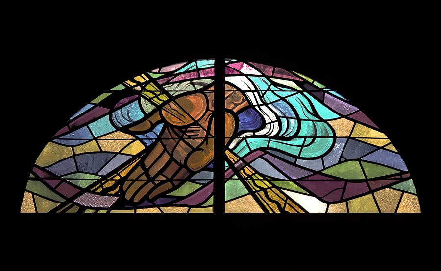 Gods Hand Stained Glass Photograph by Sally Weigand