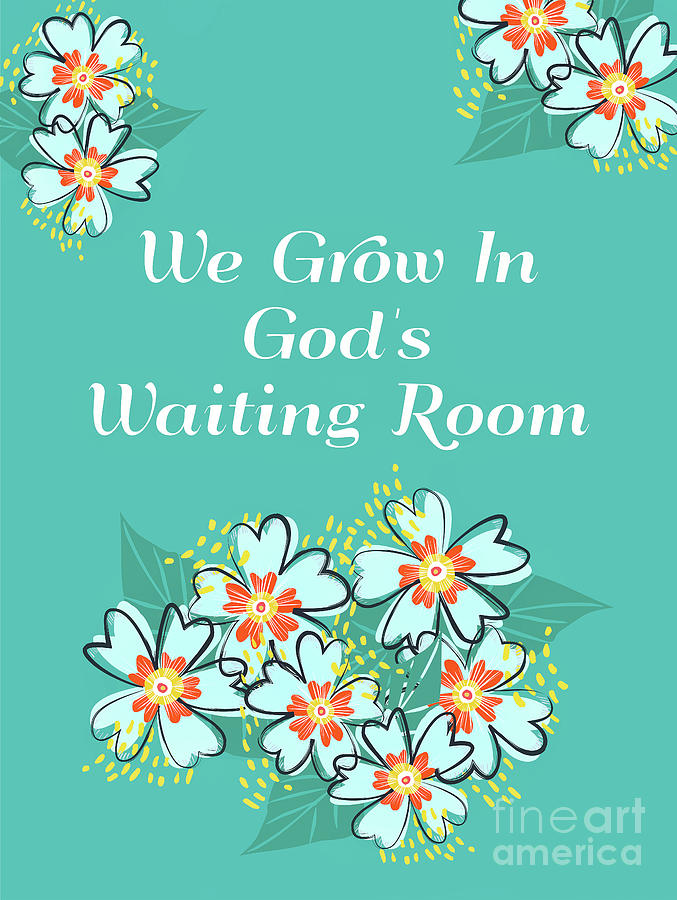 Gods Waiting Room Mixed Media by Tina LeCour