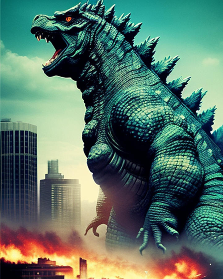 Godzilla and the environment Digital Art by Amit Kumar Singh - Fine Art ...