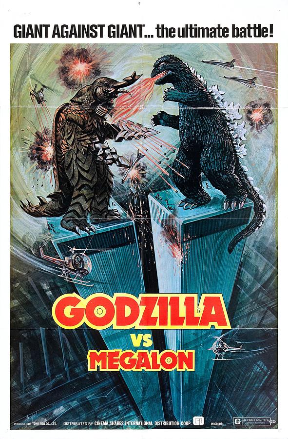 Godzilla vs Megalon Poster Photograph by Gianfranco Weiss