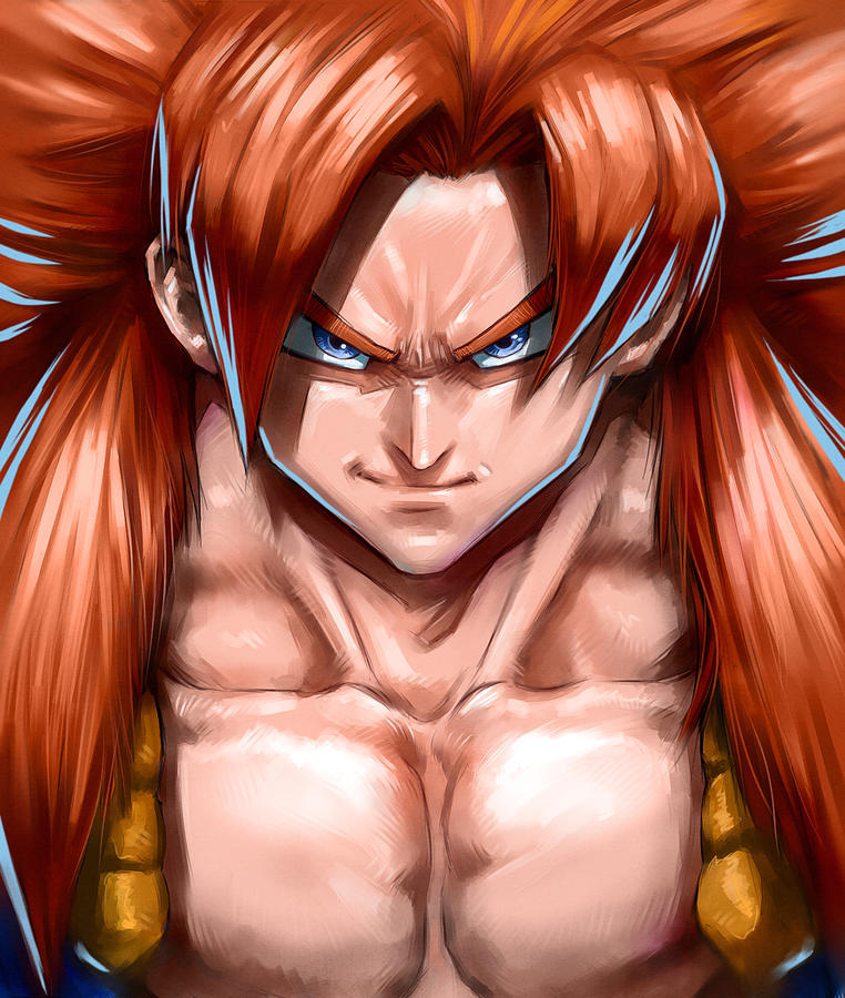 Gogeta SS4 Digital Art by Darko B