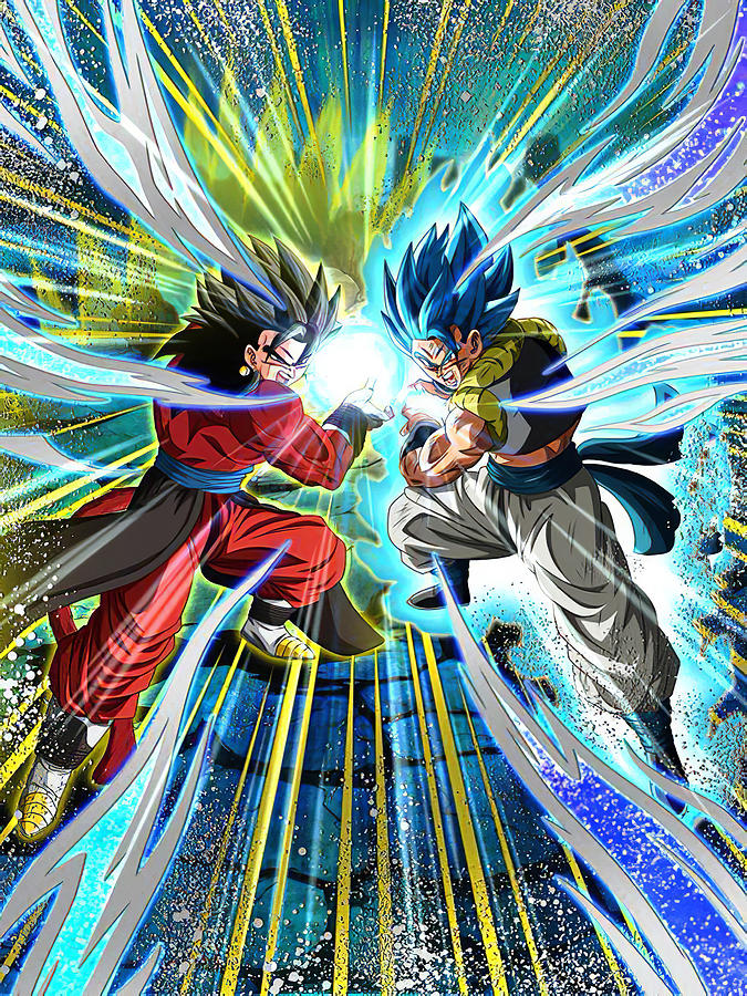 Dragon Ball's SSB Gogeta Vs. SSJ4 Xeno Vegito Who Is Stronger and Who Wins?