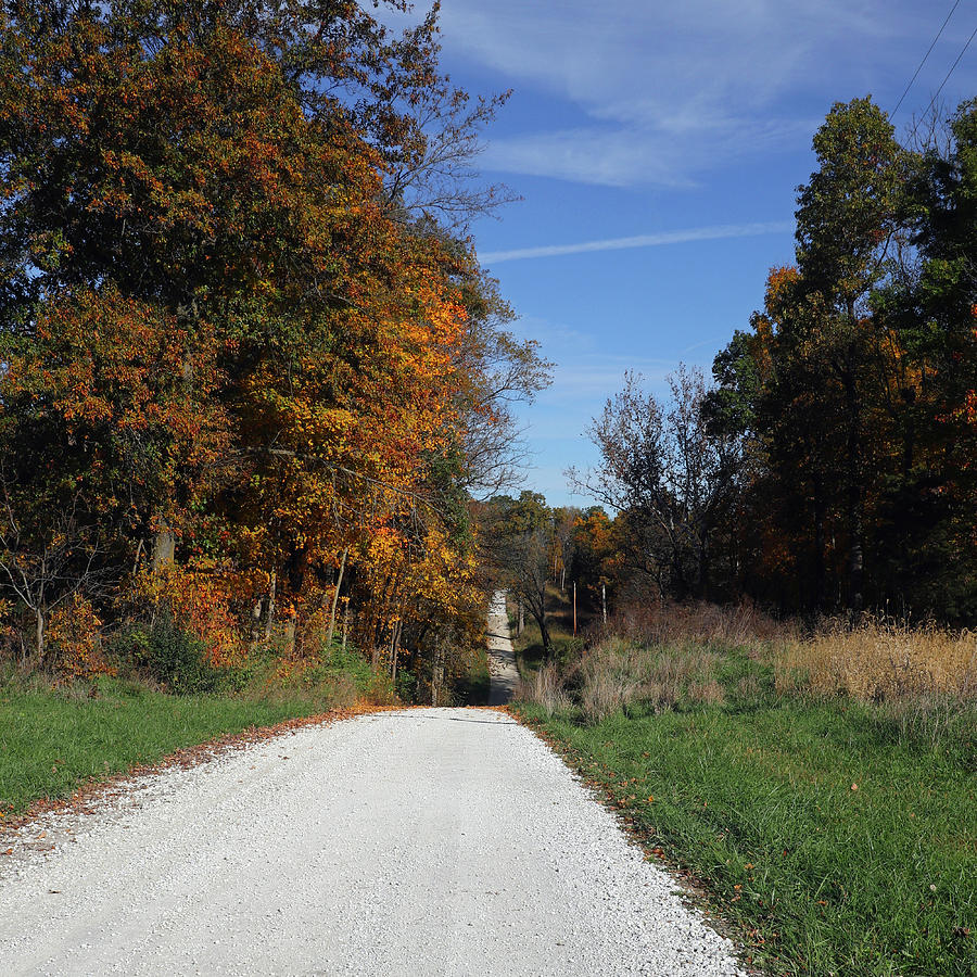 Going Down An Autumn Backroad Photograph By Scott Kingery Fine Art America 