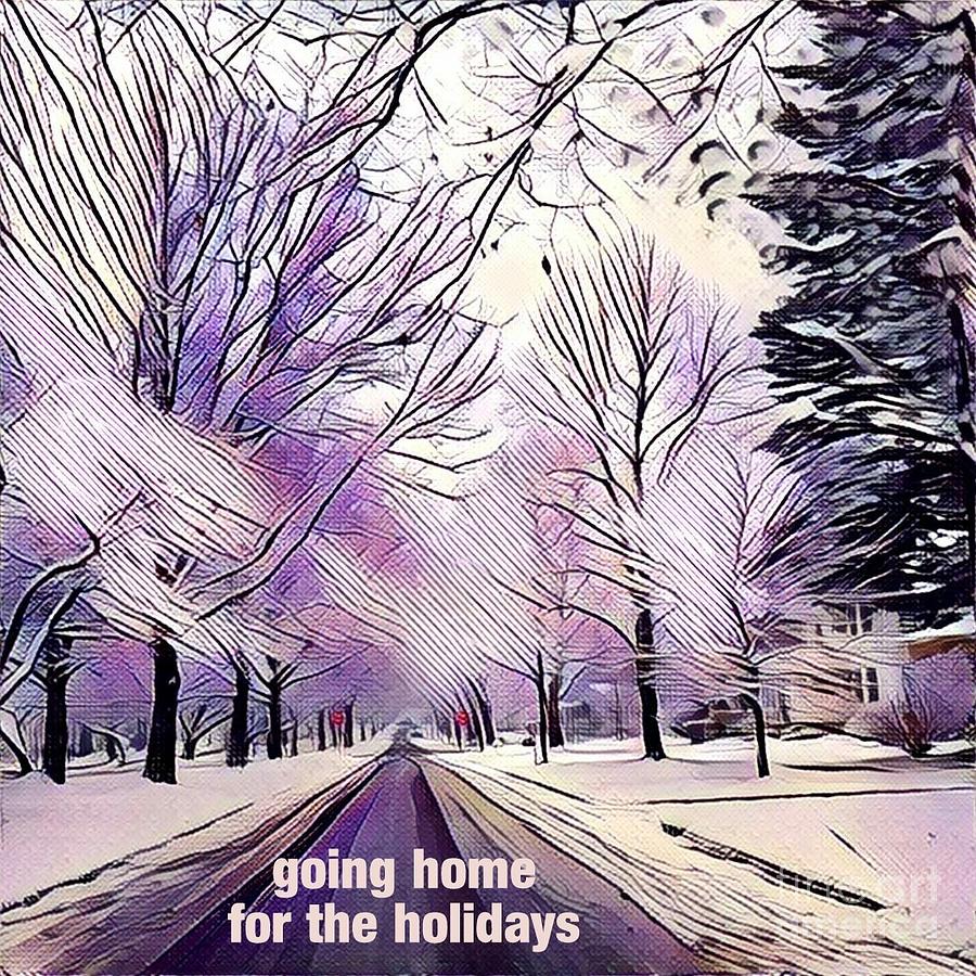 Christmas Photograph - Going Home For The Holidays by Jodie Marie Anne Richardson Traugott          aka jm-ART