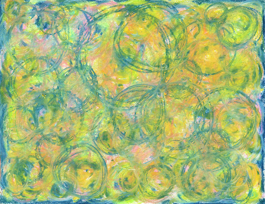 Abstract Drawing - Going in Circles No. 10 by Amber N Smith