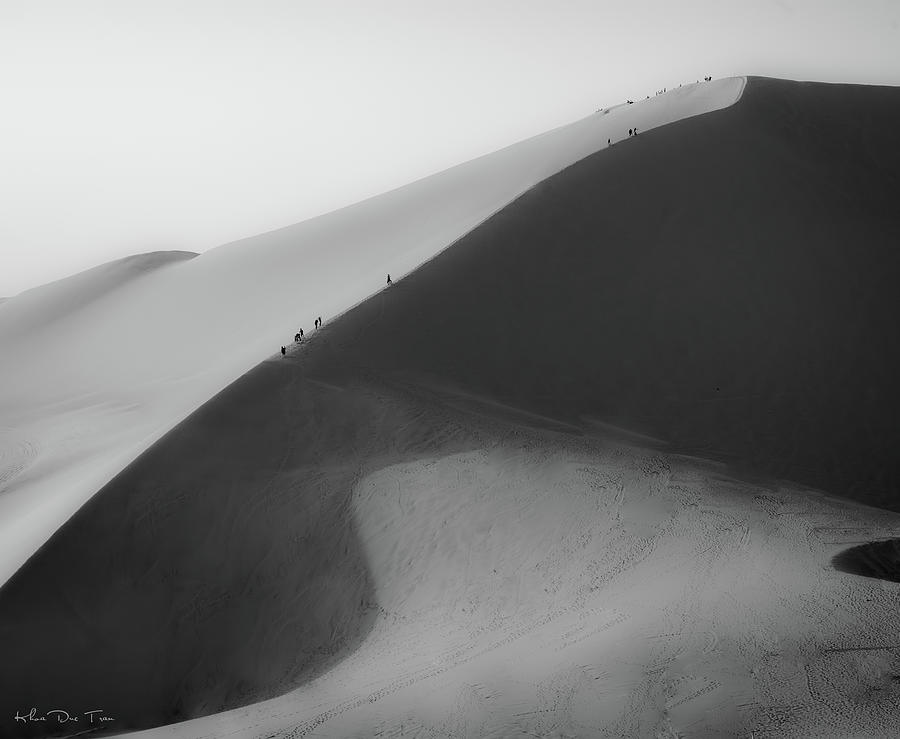 Going up the sand dune Photograph by Khoa Duc Tran - Fine Art America