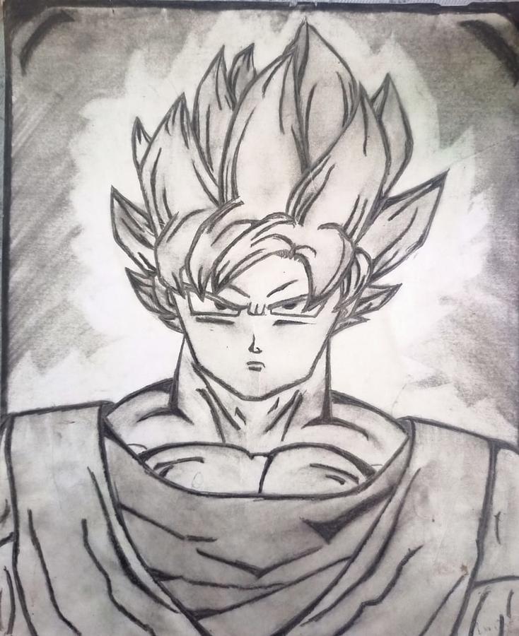 DBZ: Goku | Sketch by lewisrockets on DeviantArt