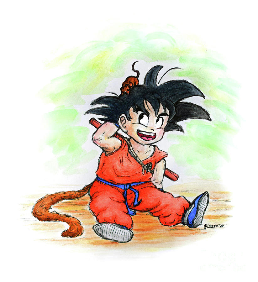 Goku Dragon Ball Painting By Kassidy Monday Fine Art America