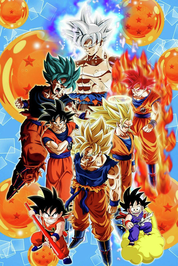 Goku Generation Digital Art by Kitty Altenwerth - Fine Art America