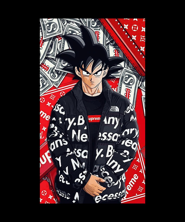 Goku Drip Wall Art for Sale