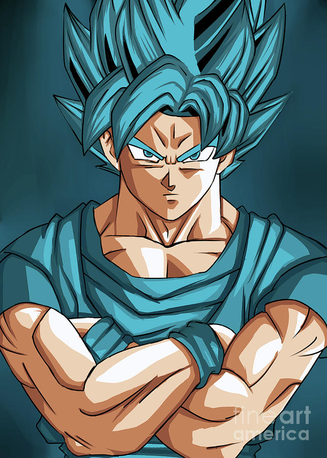 Goku super Saiyan blue by Amar Maruf