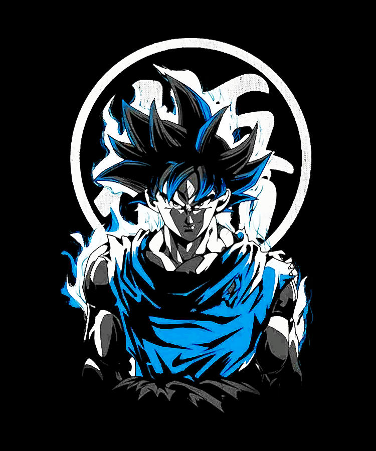 Goku Super Saiyan Logo by DNT Prints