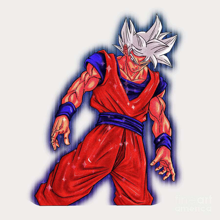 Goku ultra instinct Digital Art by Radovan Babovic - Fine Art America