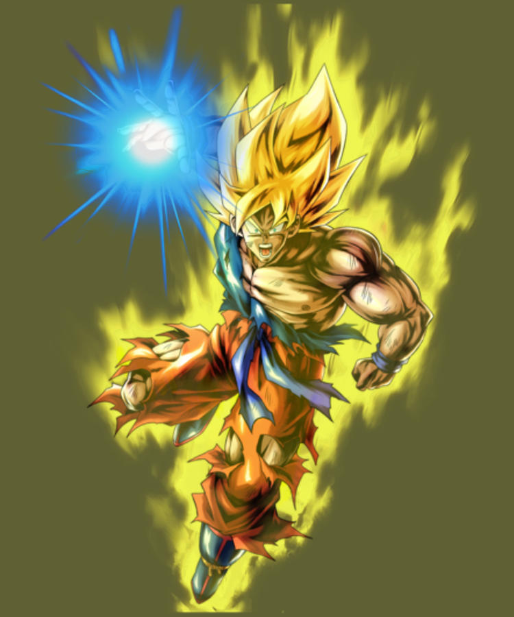 Goku Ultra Saiyan Dragon Ball Z Digital Art by Phai Bui - Pixels