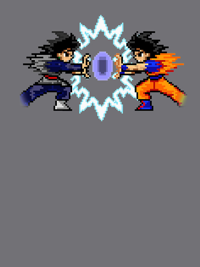 Goku Pixel art Dragon Ball, pixels, fictional Character, pixels