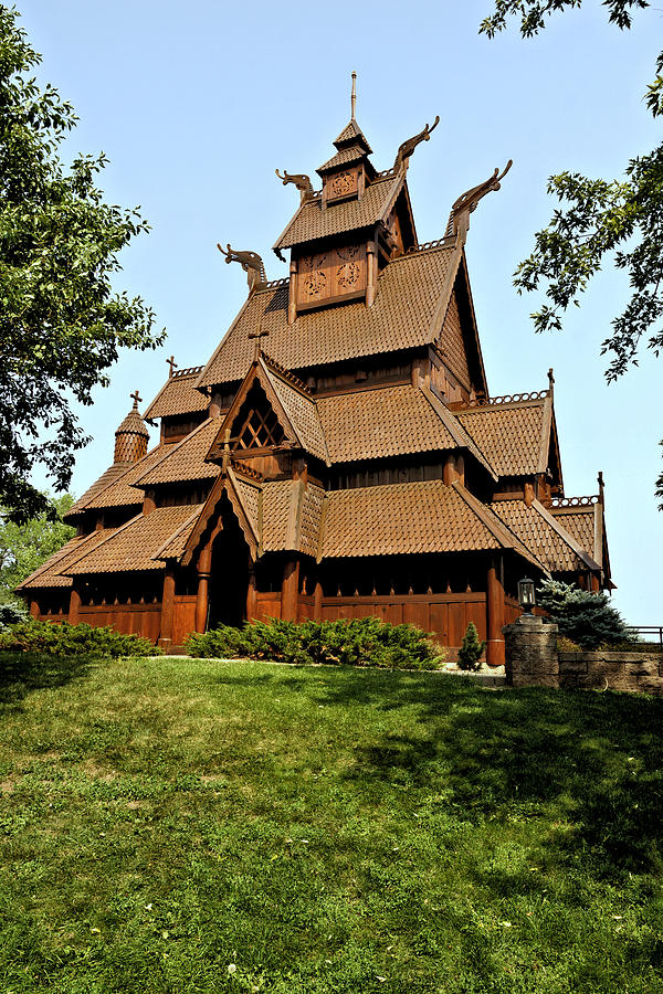 Gol Stave Church 2 - Scandinavian Heritage Park - Minot North Dakota ...