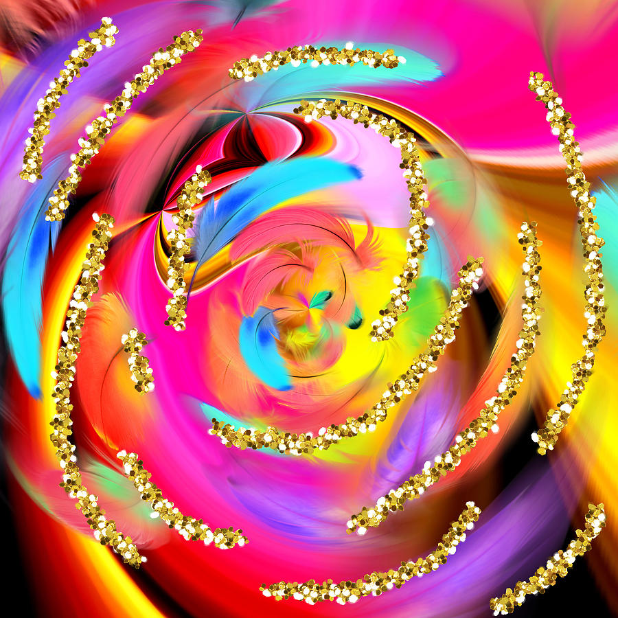 Gold and The Abstract Digital Art by Gayle Price Thomas Fine Art America