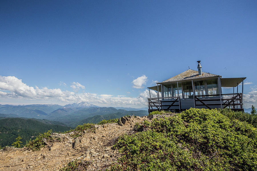 Beautiful Photograph - Gold Butte Lookout Tower - Detroit, Oregon by Delaney Van Vranken Beautiful Photograph - Gold Butte Lookout Tower - Detroit, Oregon by Delaney Van Vranken