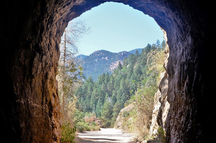 Gold Camp Road Tunnel Photograph by Clarice Lakota