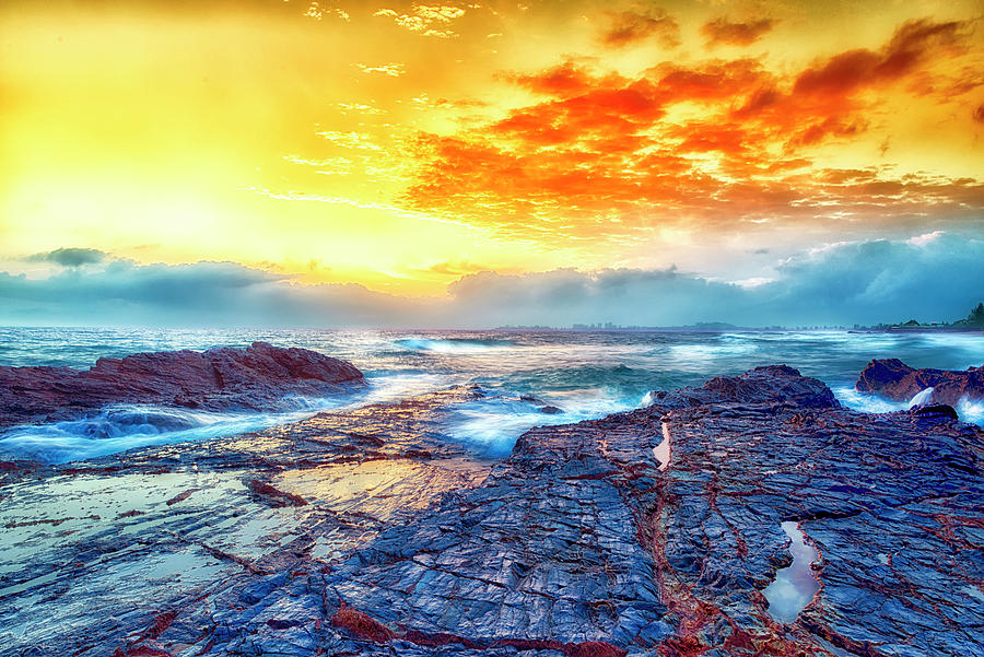 Gold Coast Sunrise Photograph by Robert Libby