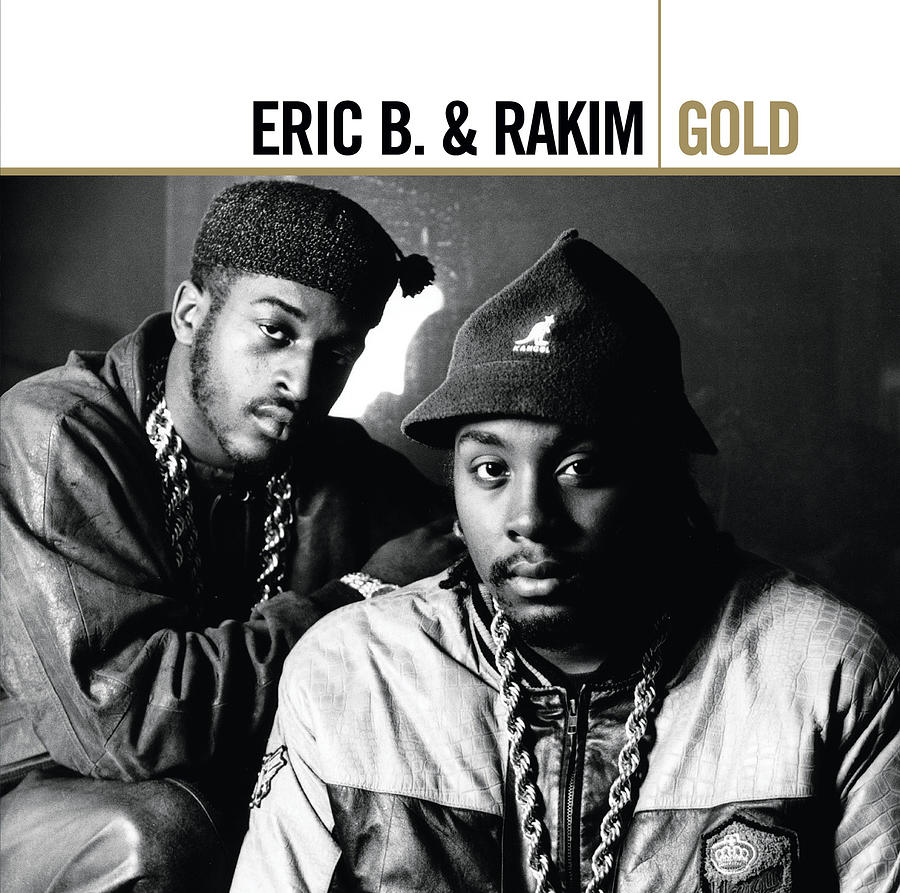 Gold Eric B. and Rakim by Eric B. and Rakim Painting by Homage Poster