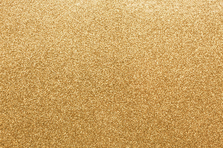 Gold glitter paper texture background Photograph by Katsumi Murouchi