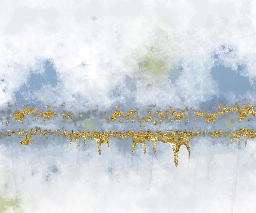 Gold in the Sky Digital Art by Alison Frank