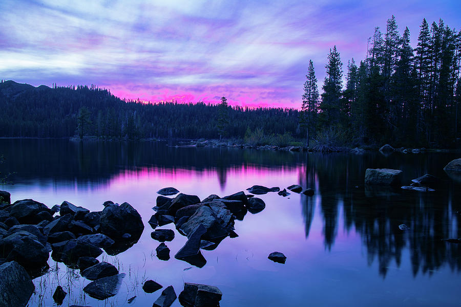 Gold Lake Evening Beauty Photograph by Mike Lee